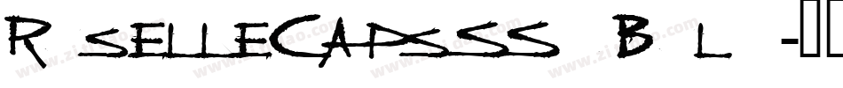 RoselleCapsSSK Bold字体转换